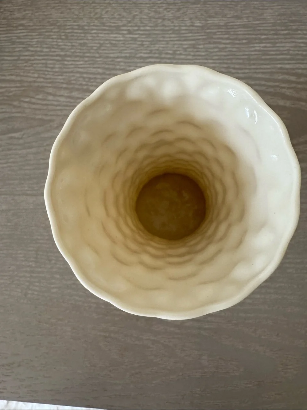 Belleek Ireland basketweave vase Shamrock Pattern